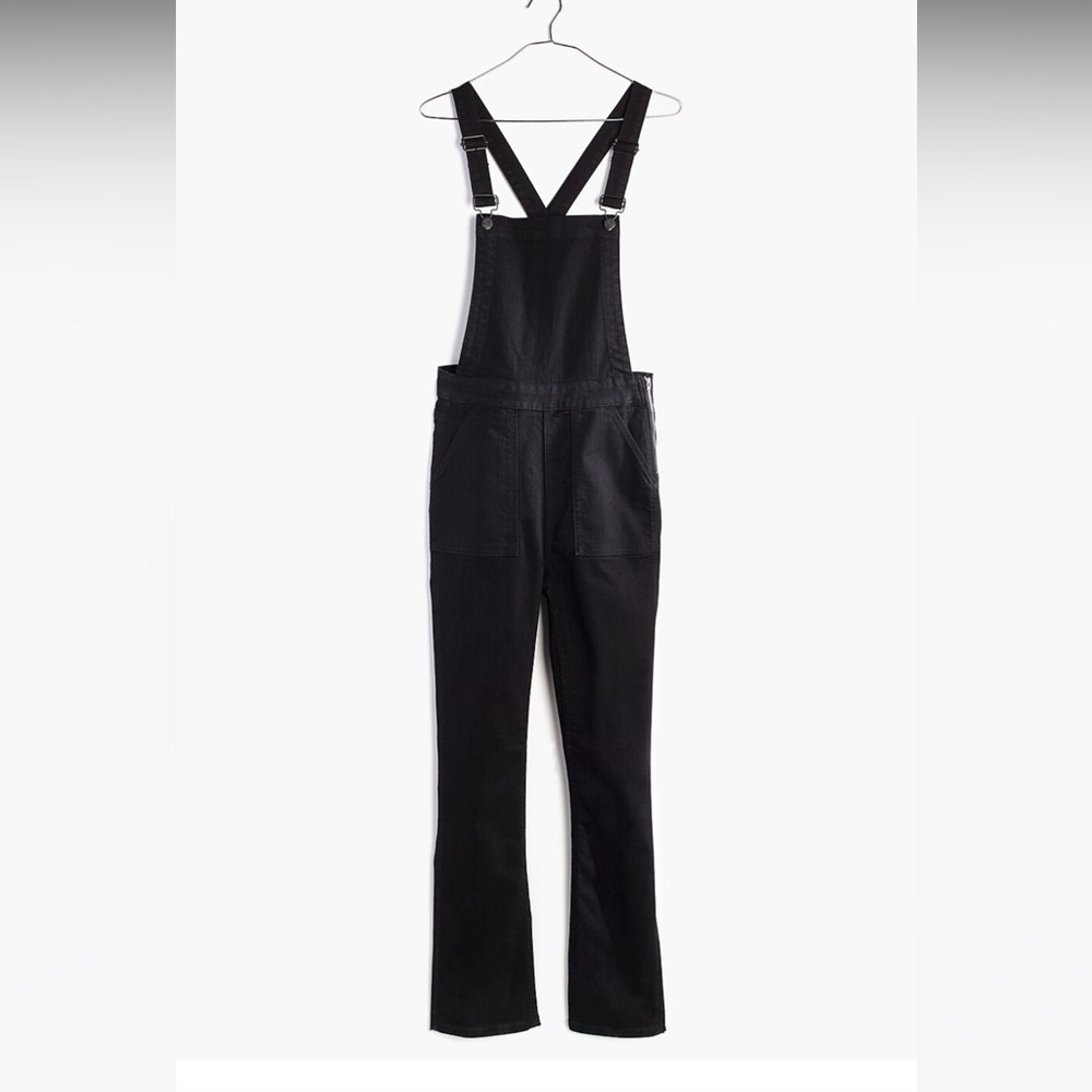 Madewell Sz Xs Cali Demi-Boot Overalls in Black Frost